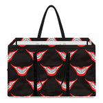 Joker Smile Pattern Print Utility Tote Bag
