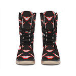 Joker Smile Pattern Print Winter Boots