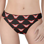 Joker Smile Pattern Print Women's Thong