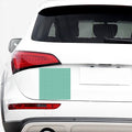 Jungle Green And White Houndstooth Print Car Sticker