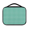 Jungle Green And White Houndstooth Print Classic Bible Case