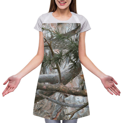 Jungle Hunting Camouflage Print Adjustable Apron