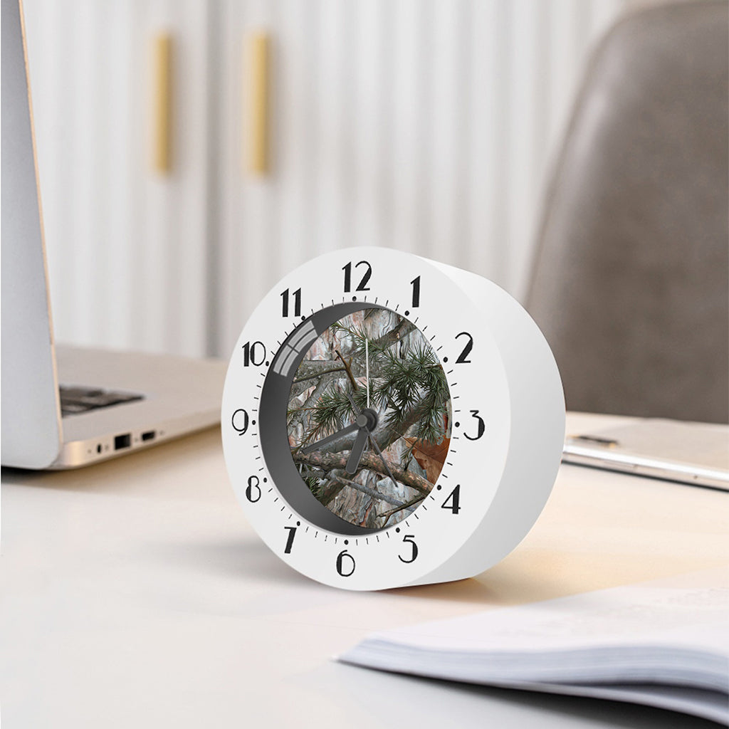 Jungle Hunting Camouflage Print Alarm Clock