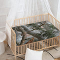 Jungle Hunting Camouflage Print Baby Crib Sheet