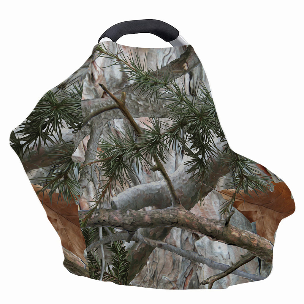 Jungle Hunting Camouflage Print Baby Seat Cover