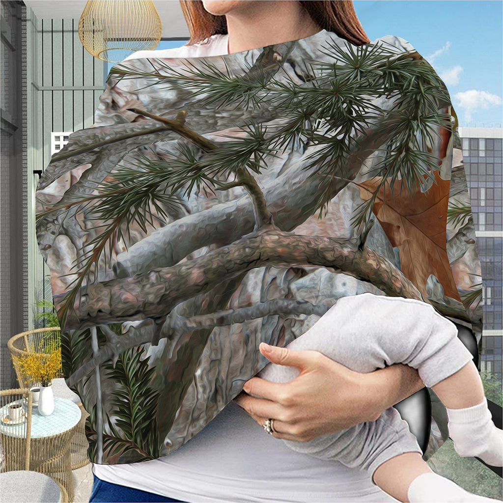 Jungle Hunting Camouflage Print Baby Seat Cover