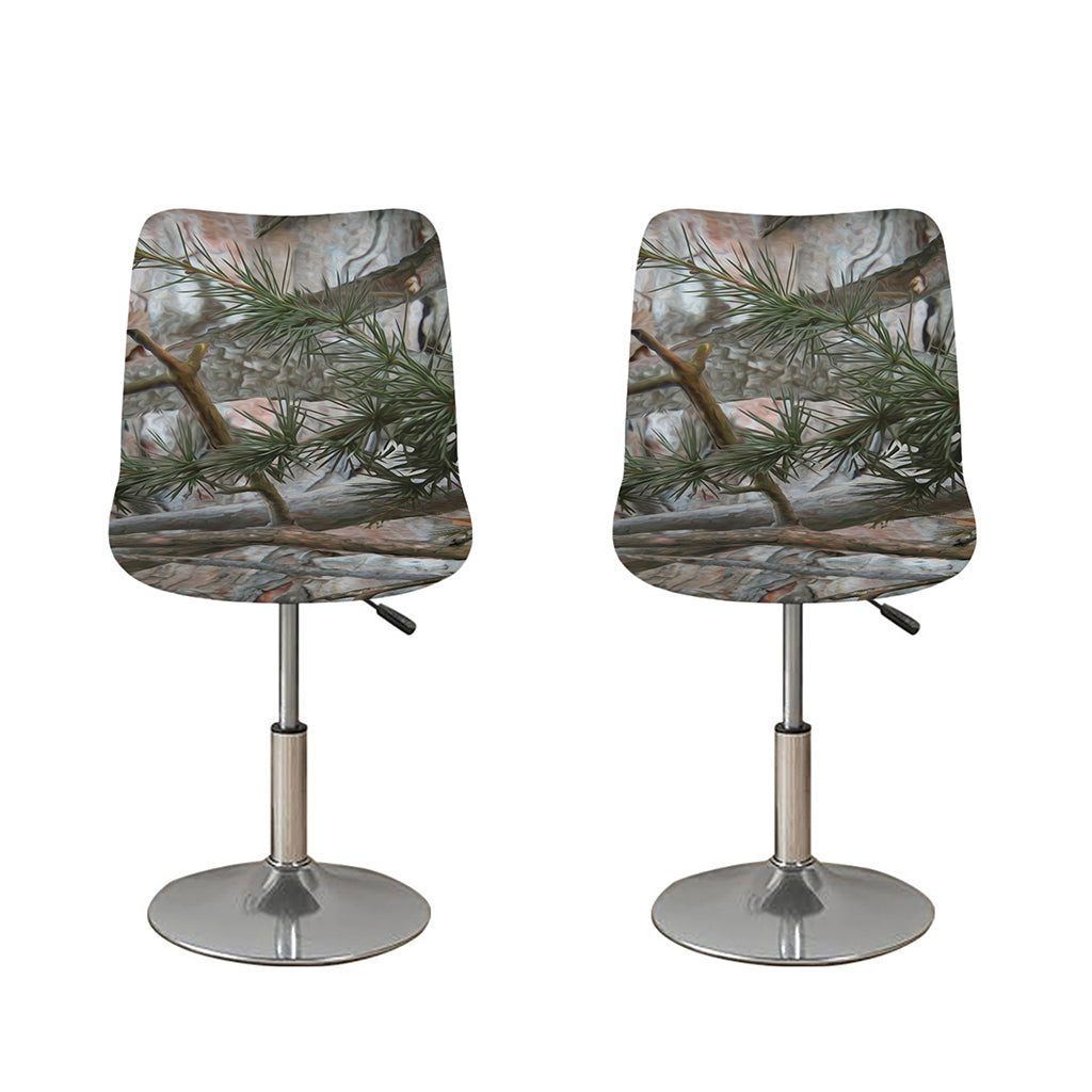 Jungle Hunting Camouflage Print Bar Stool Covers