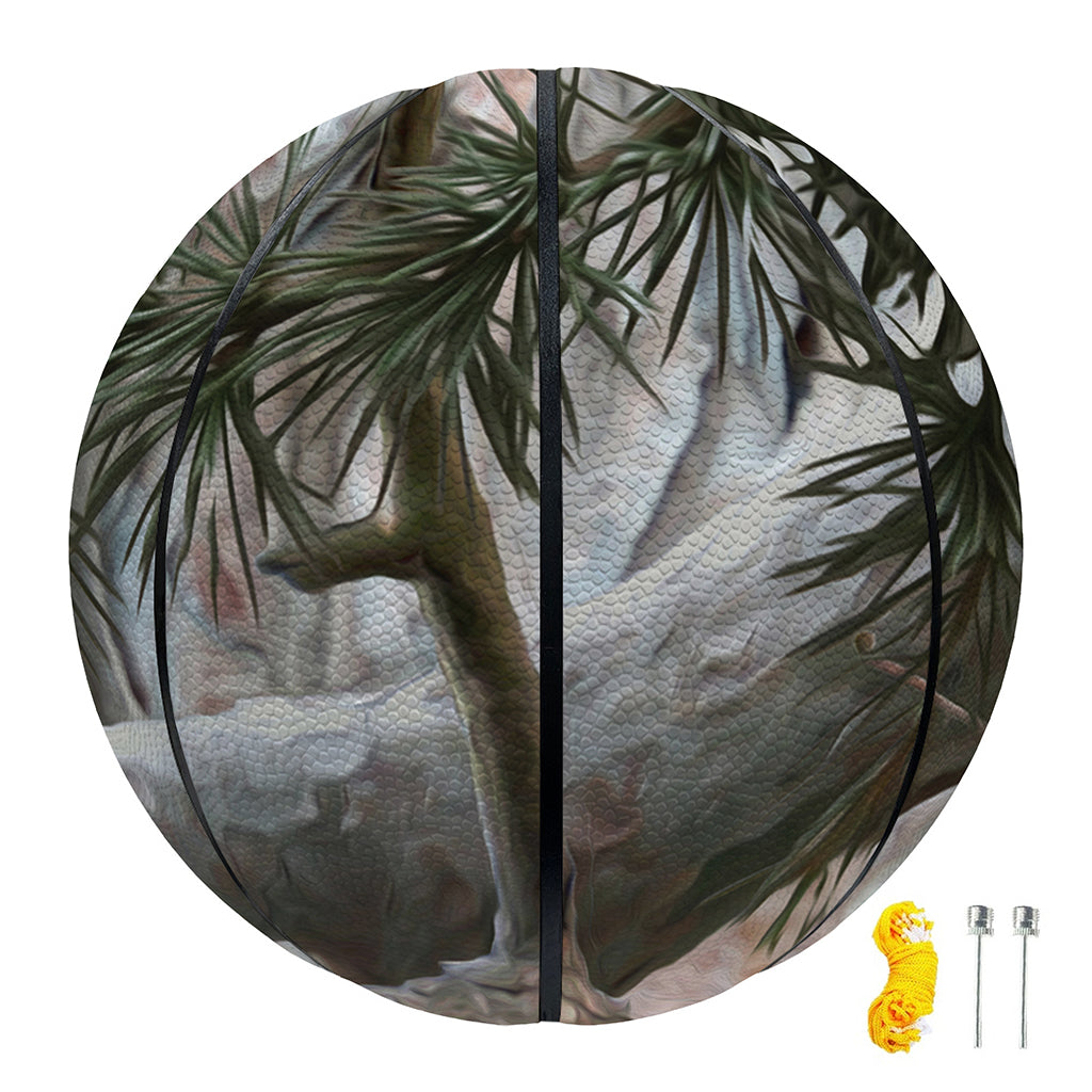 Jungle Hunting Camouflage Print Basketball