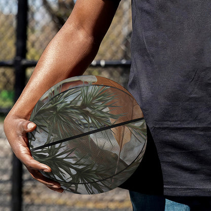 Jungle Hunting Camouflage Print Basketball