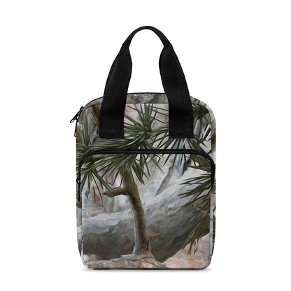 Jungle Hunting Camouflage Print Bible Tote Bag