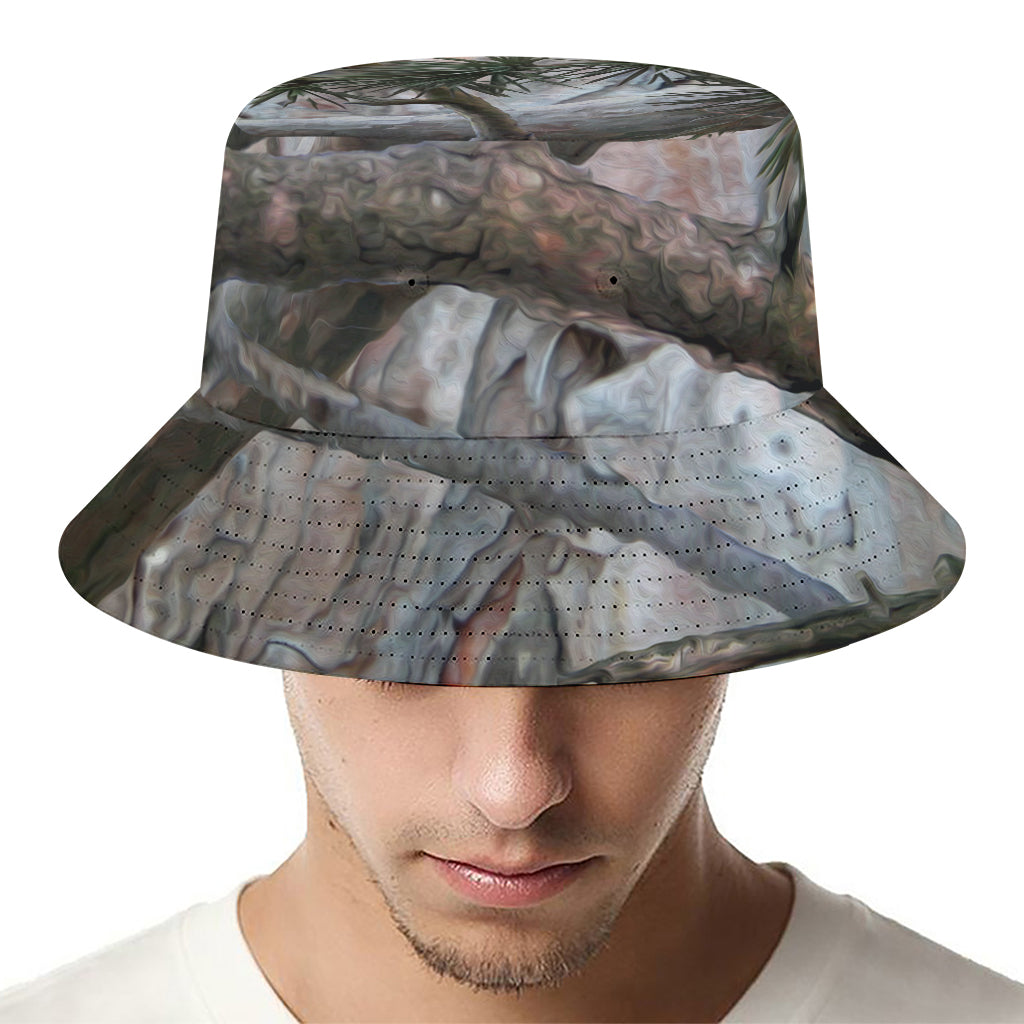 Jungle Hunting Camouflage Print Bucket Hat
