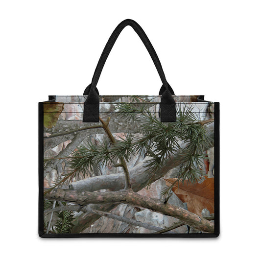 Jungle Hunting Camouflage Print Canvas Tote Bag