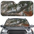 Jungle Hunting Camouflage Print Car Windshield Sun Shade