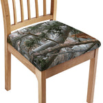 Jungle Hunting Camouflage Print Chair Cushion Cover