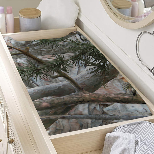 Jungle Hunting Camouflage Print Changing Pad Cover