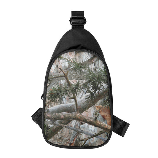 Jungle Hunting Camouflage Print Chest Bag