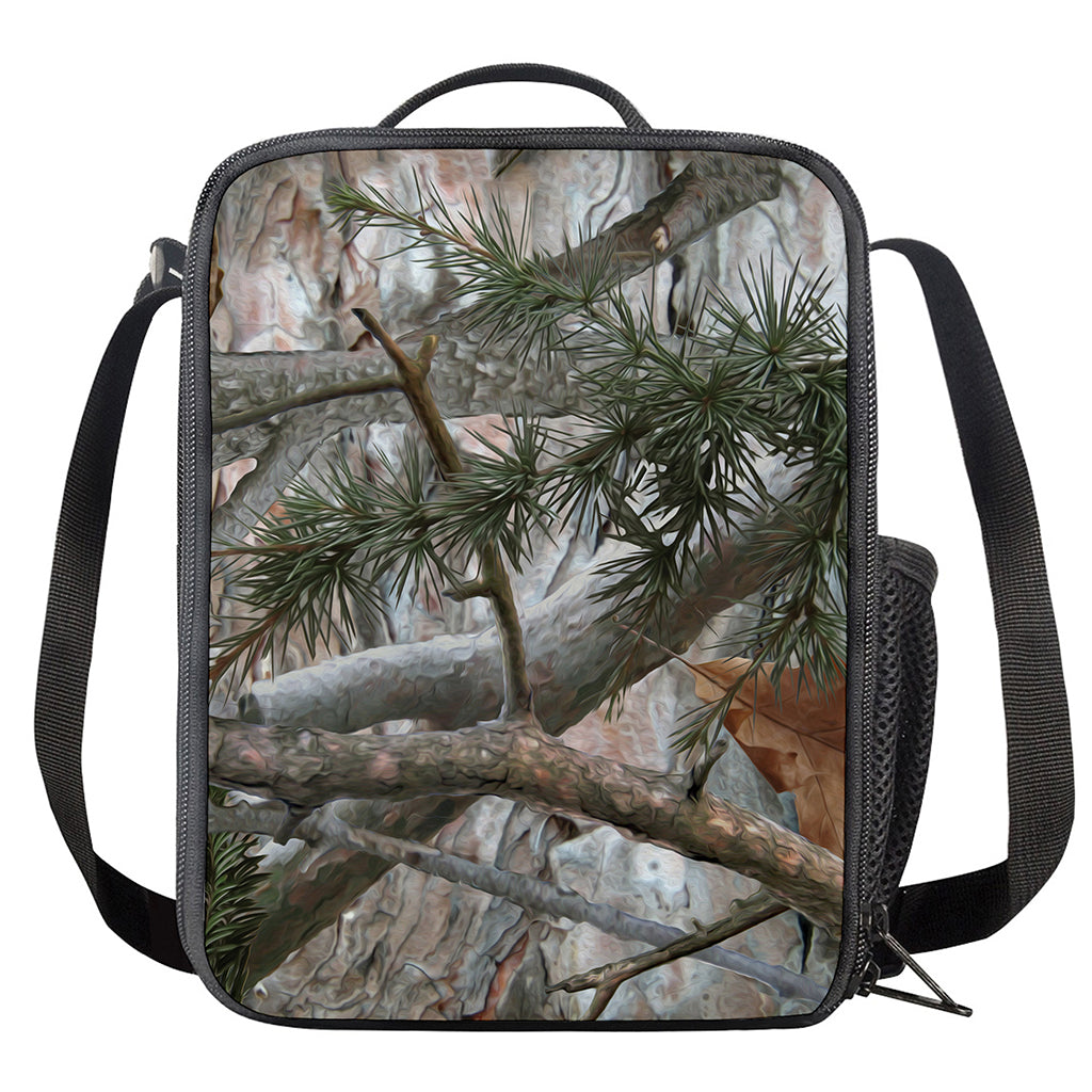 Jungle Hunting Camouflage Print Crossbody Lunch Bag