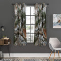 Jungle Hunting Camouflage Print Grommet Curtain Panels