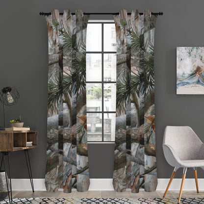 Jungle Hunting Camouflage Print Curtain