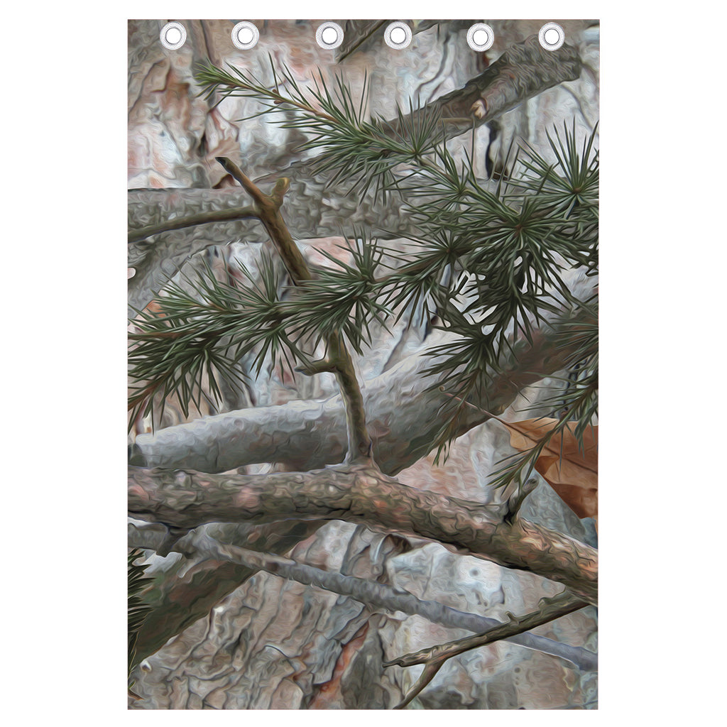 Jungle Hunting Camouflage Print Curtain
