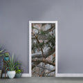 Jungle Hunting Camouflage Print Door Sticker