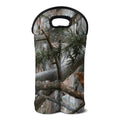Jungle Hunting Camouflage Print Double Neoprene Wine Tote