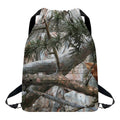 Jungle Hunting Camouflage Print Drawstring Backpack