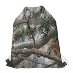 Jungle Hunting Camouflage Print Drawstring Bag