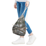 Jungle Hunting Camouflage Print Drawstring Bag