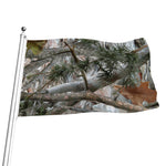 Jungle Hunting Camouflage Print Flag