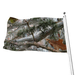 Jungle Hunting Camouflage Print Flag