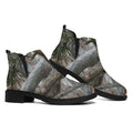 Jungle Hunting Camouflage Print Flat Ankle Boots