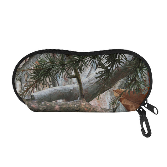 Jungle Hunting Camouflage Print Glasses Case
