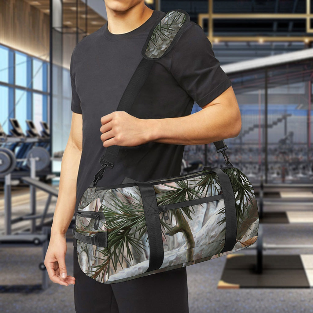 Jungle Hunting Camouflage Print Gym Bag