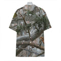 Jungle Hunting Camouflage Print Hawaiian Shirt