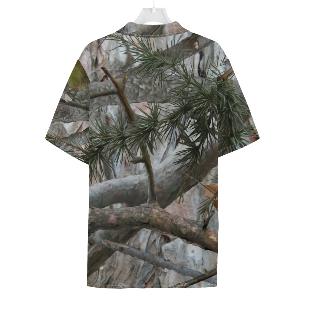 Jungle Hunting Camouflage Print Hawaiian Shirt