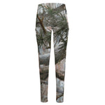 Jungle Hunting Camouflage Print High-Waisted Pocket Leggings