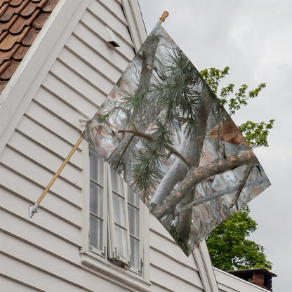Jungle Hunting Camouflage Print House Flag