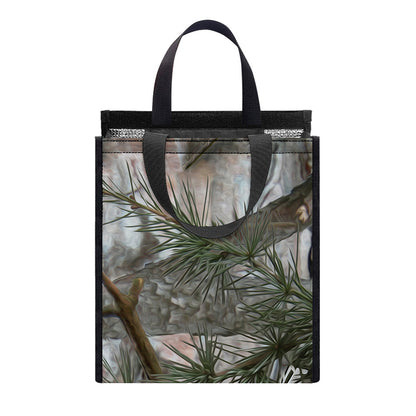 Jungle Hunting Camouflage Print Insulated Lunch Tote
