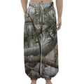 Jungle Hunting Camouflage Print Lantern Pants