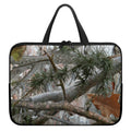 Jungle Hunting Camouflage Print Laptop Sleeve With Handle