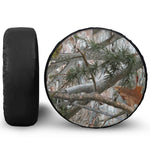 Jungle Hunting Camouflage Print Leather Spare Tire Cover