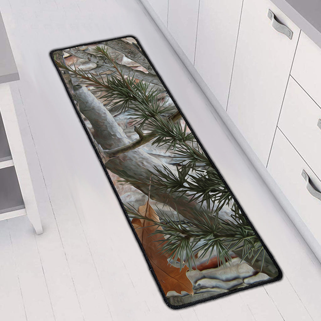 Jungle Hunting Camouflage Print Long Kitchen Mat