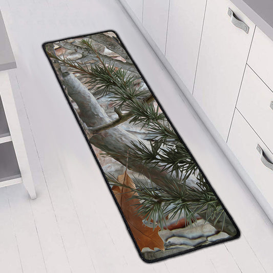 Jungle Hunting Camouflage Print Long Kitchen Mat