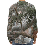 Jungle Hunting Camouflage Print Long Sleeve Baseball Jersey