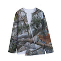 Jungle Hunting Camouflage Print Long Sleeve Short Coat