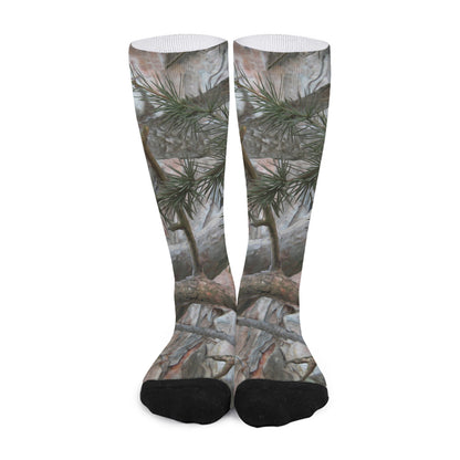 Jungle Hunting Camouflage Print Long Socks