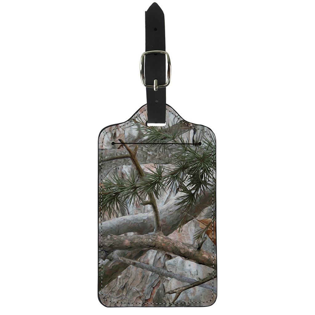 Jungle Hunting Camouflage Print Luggage Tag