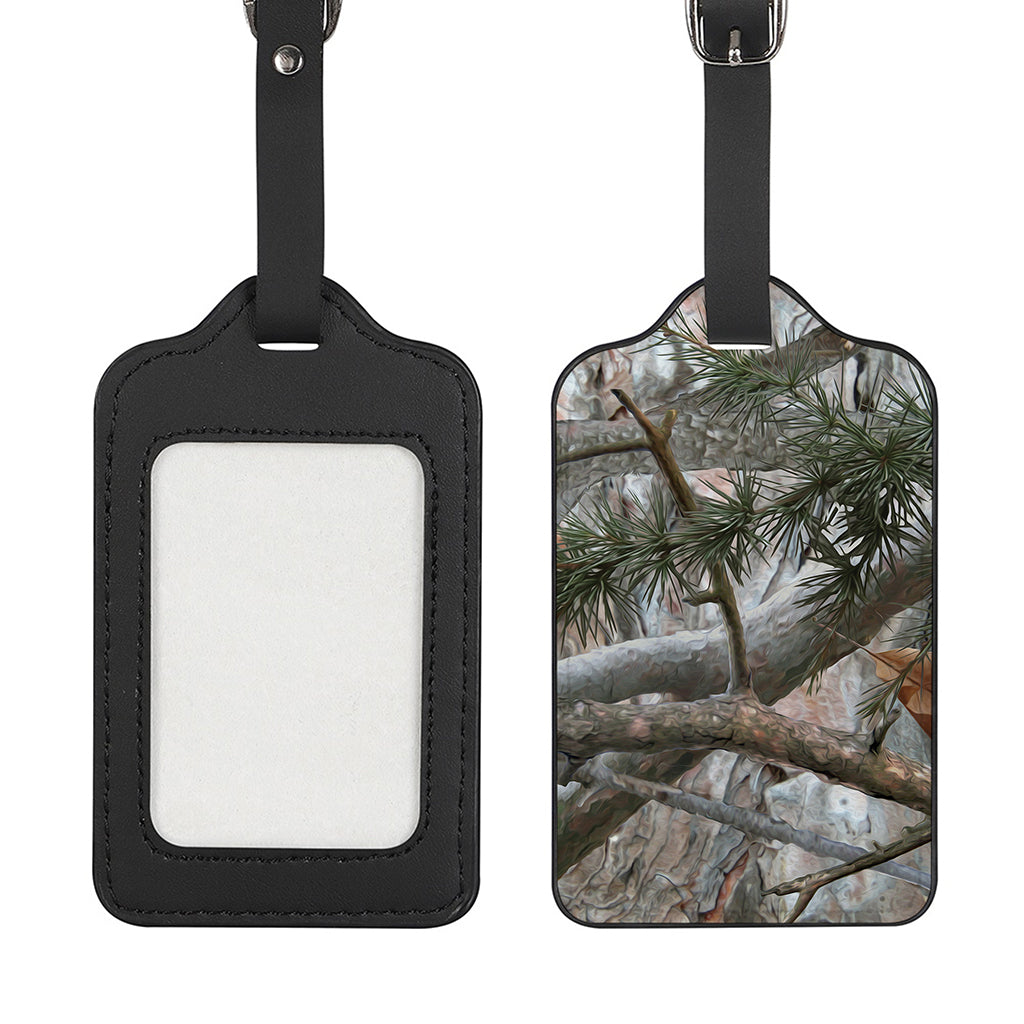 Jungle Hunting Camouflage Print Luggage Tag