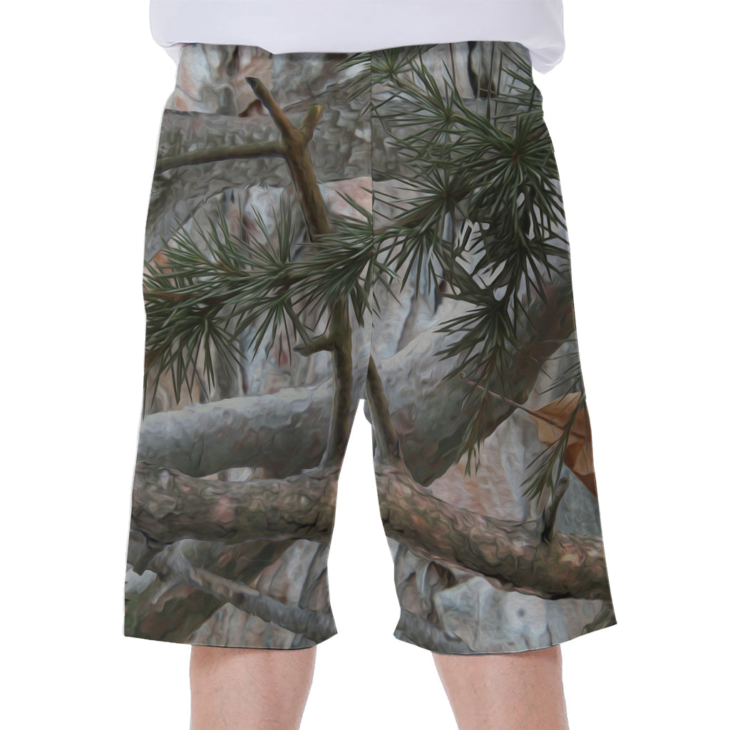 Jungle Hunting Camouflage Print Men's Beach Shorts